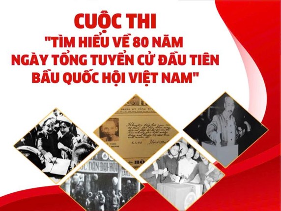 Hưởng ứng Cuộc thi tìm hiểu về 80 năm Ngày Tổng tuyển cử đầu tiên bầu Quốc hội Việt Nam
